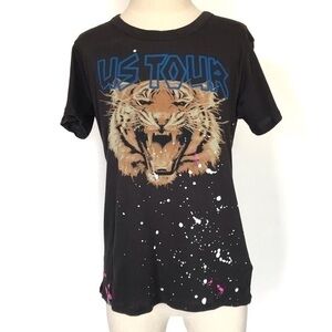 Chaser US TOUR Tiger Concert Graphic Tee Size Small